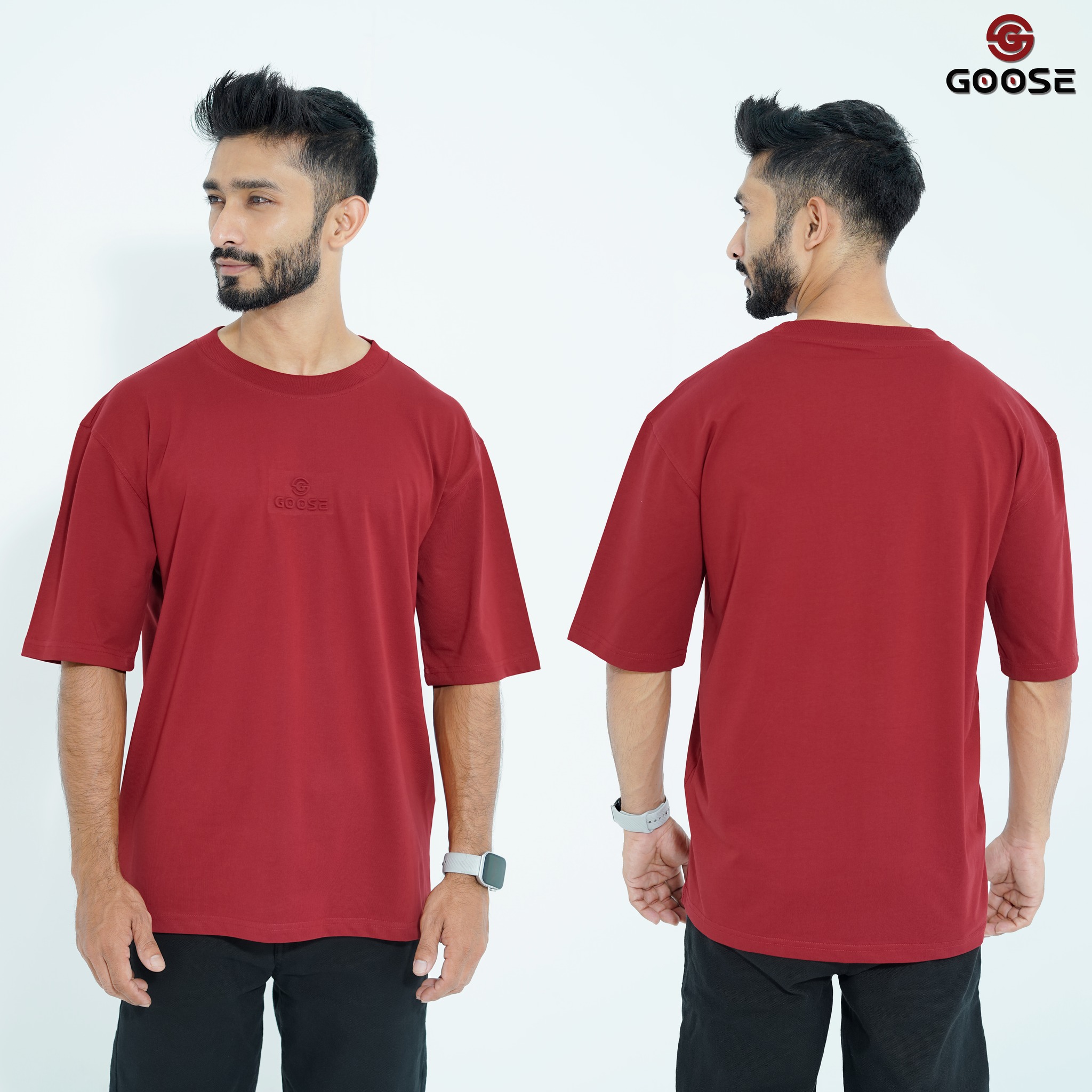 Goose Embush Solid Dropshoulder Tshirt