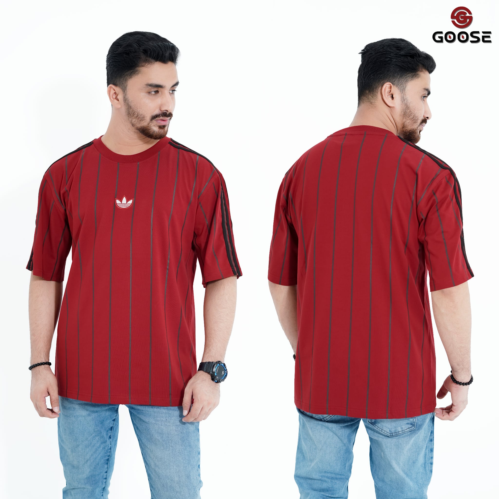 Adidas Logo embriodary Long Step Dropshoulder Tshirt