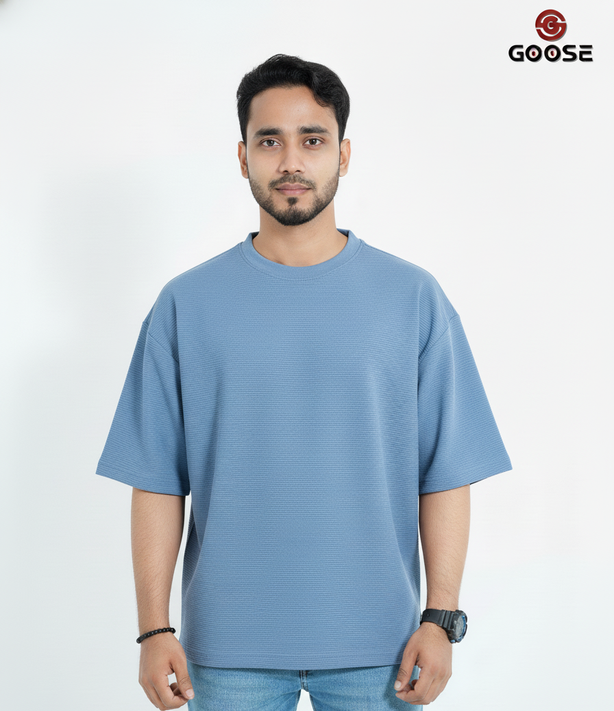 Goose Ottoman Ripped Fabrics Dropshoulder Tshirt