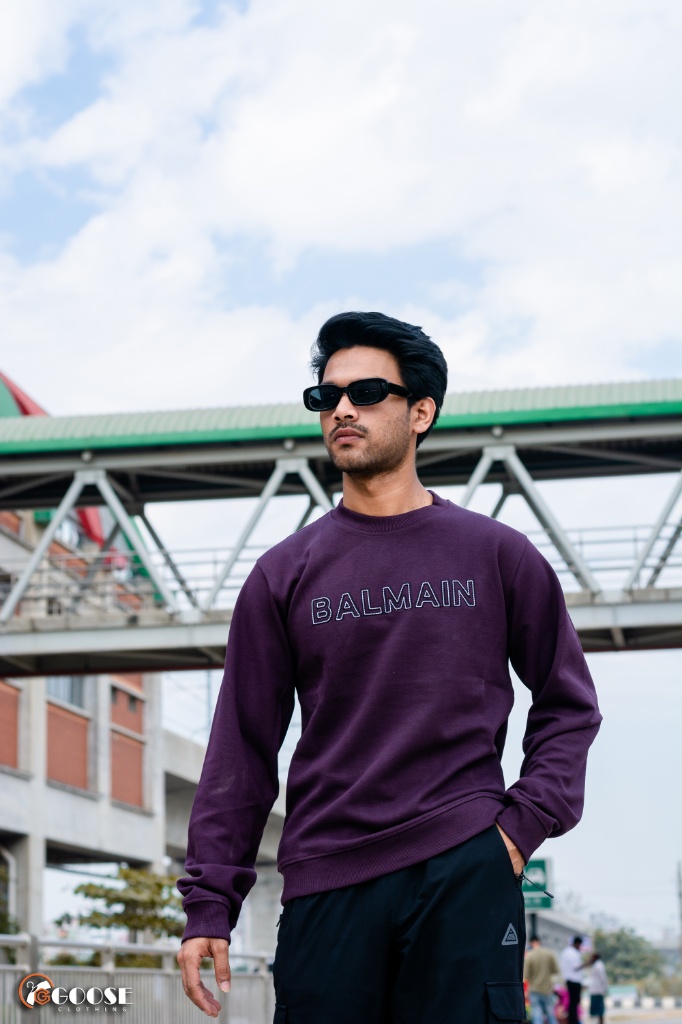 Balmain Embriodary Full sleeve Tshirt