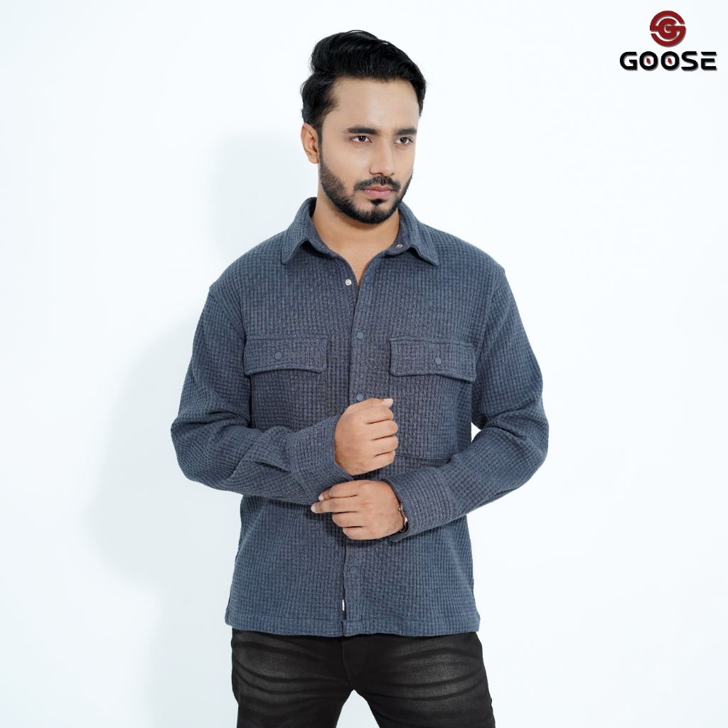 China Olep Flap Shirt Double pocket Shirt