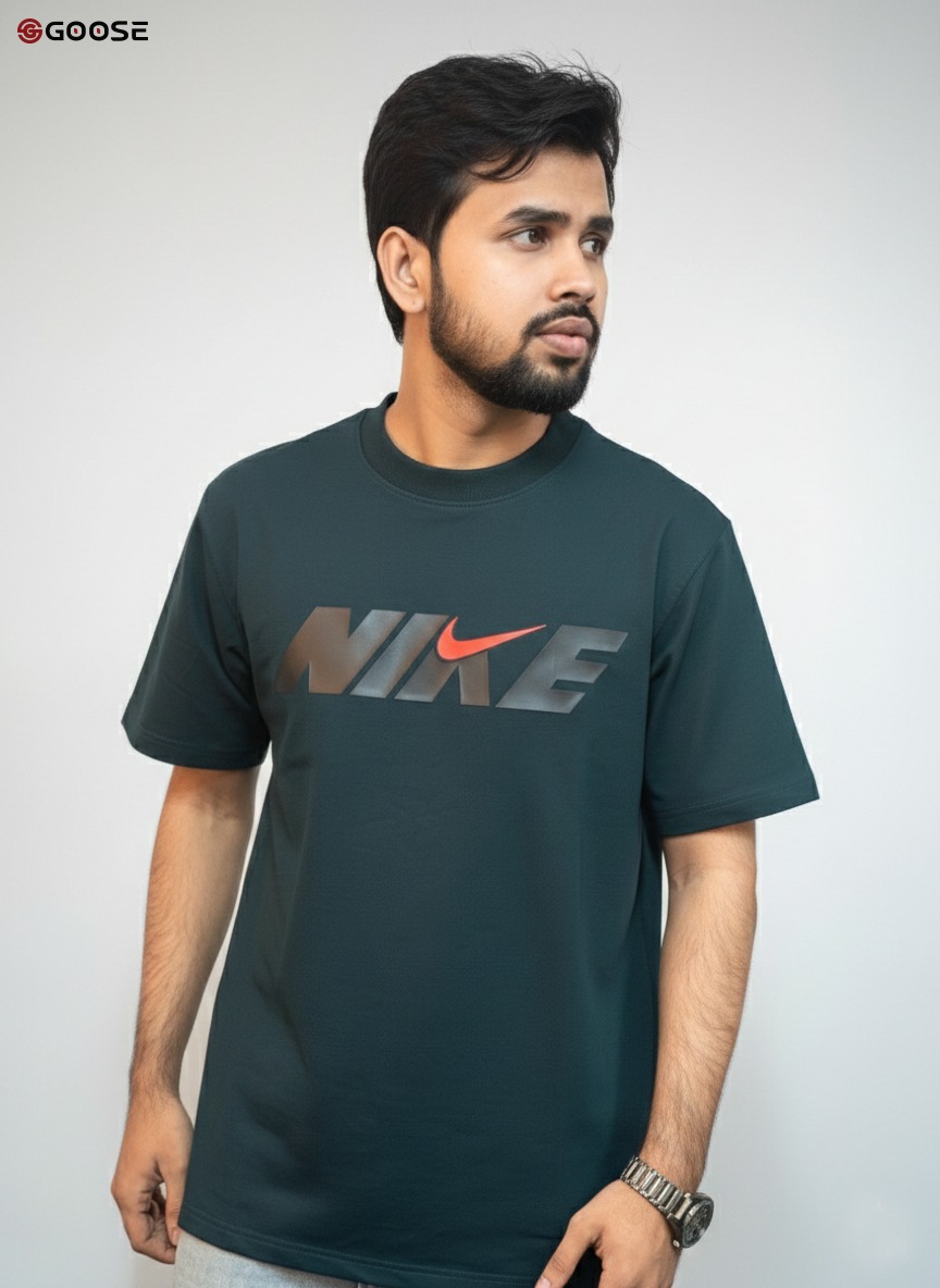 Goose Nike Print Drop Shoulder Tee