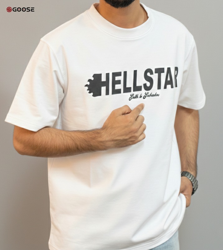 Goose Hellstar Print Drop Shoulder Tee