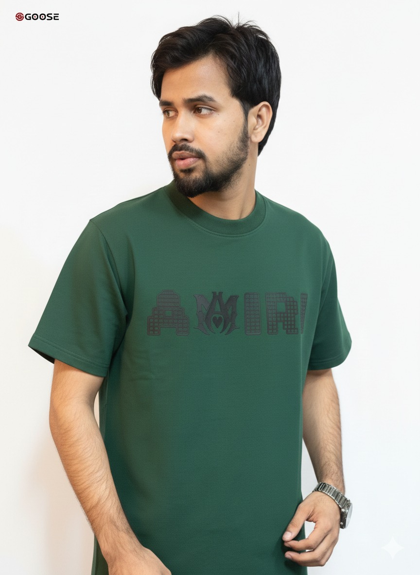 Goose  Amiri Print Drop Shoulder Tee