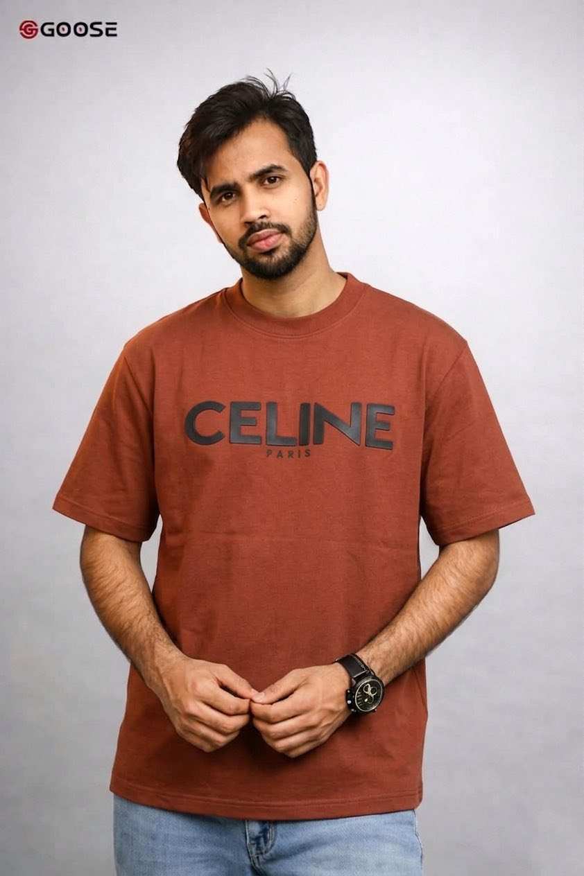 Goose Cross Terry Celine Drop shoulder Tee