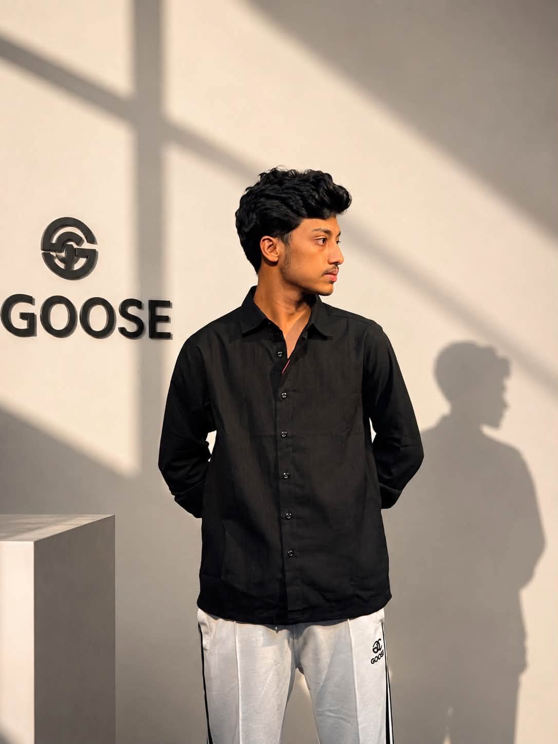 Goose Remi Cotton Boxy Fit Shirt